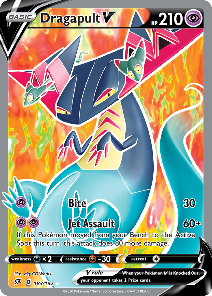 pokemon cards dragapult Sword and Shield Rebel Clash Secret Rare VMAX #197 have for your premier collection. Dragapult (Prime) SWSH132 (SWSH132) [SWSH: