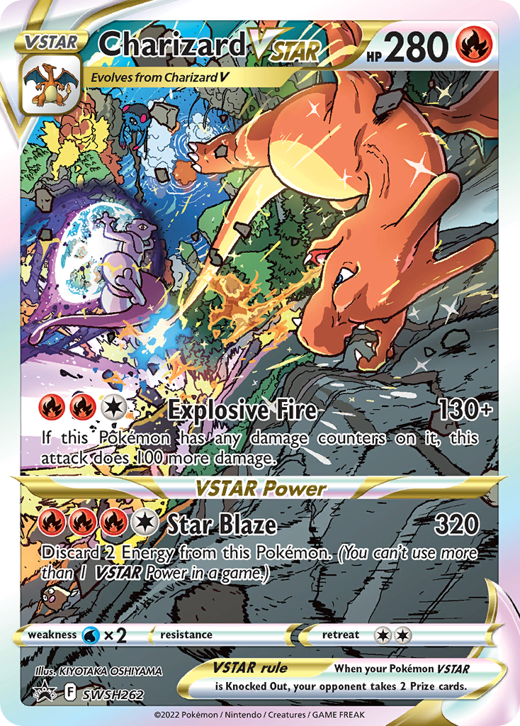 Charizard VSTAR SWSH262/298 - SWSH Black Star Promos Holofoil