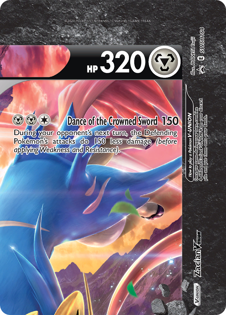 pokémon shrouded fable card list english Amazon.com: Zacian V-Union - 4 Card Set - SWSH163 - SWSH164 - SWSH165 -  SWS166 main image 1