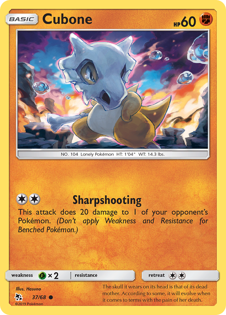 Cubone 37/68 - Hidden Fates - Game Nerdz
