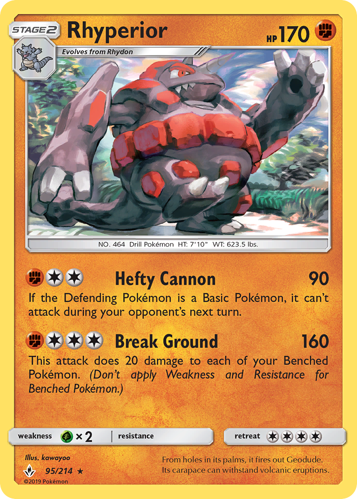 Rhyperior 95/214 - Unbroken Bonds - Game Nerdz