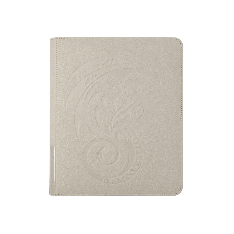 Dragon Shield: Ashen White - Card Codex Zipster Binder, Regular - Game Nerdz