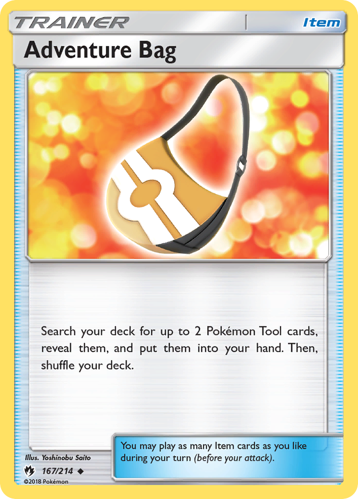 Adventure Bag 167/214 - Lost Thunder Reverse Holofoil - Game Nerdz