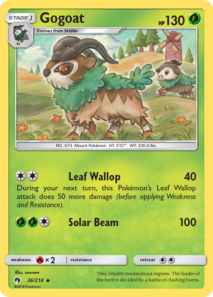 Gogoat 36/214 - Lost Thunder - Game Nerdz