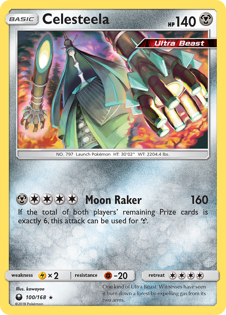 Celesteela 100/168 - Celestial Storm Reverse Holofoil - Game Nerdz