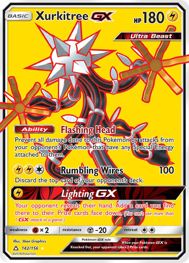 Xurkitree-GX 142/156 - Ultra Prism Holofoil - Game Nerdz