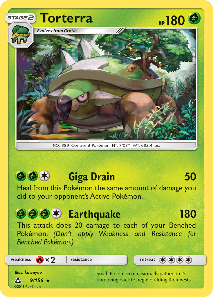 Torterra 9/156 - Ultra Prism Holofoil
