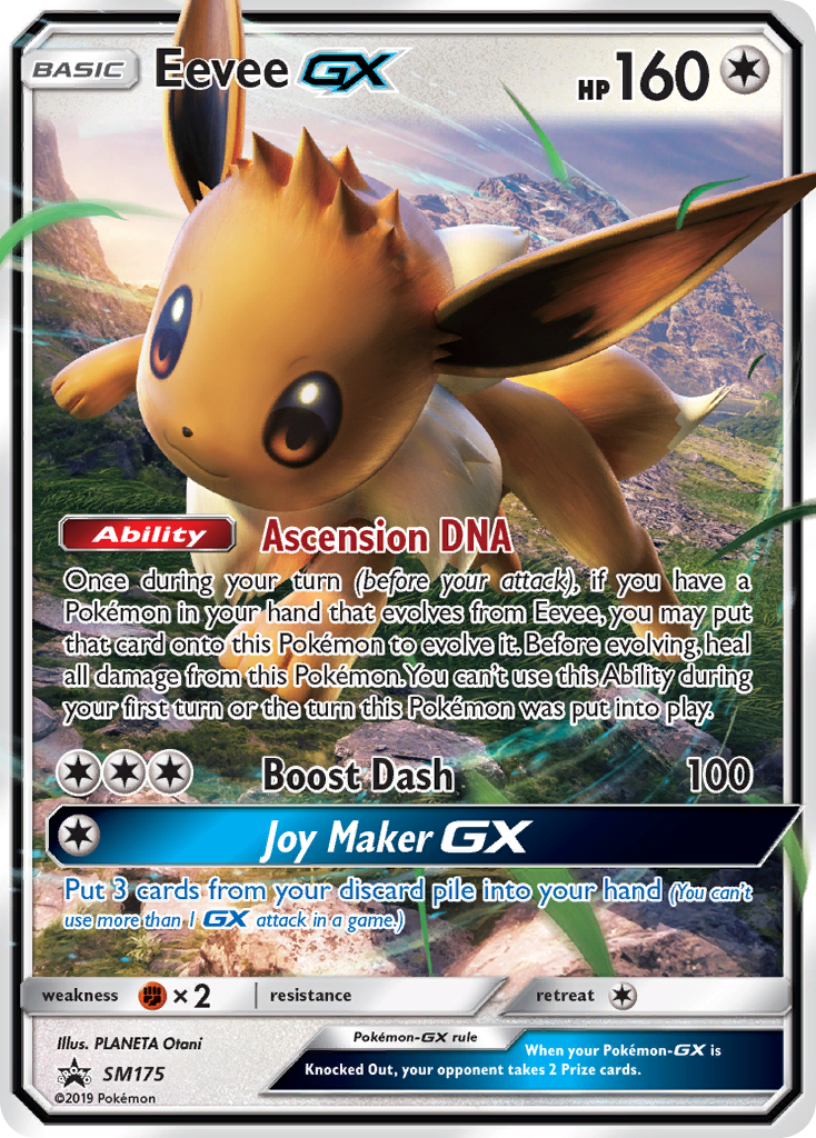 Eevee-GX SM175/248 - SM Black Star Promos Holofoil - Game Nerdz