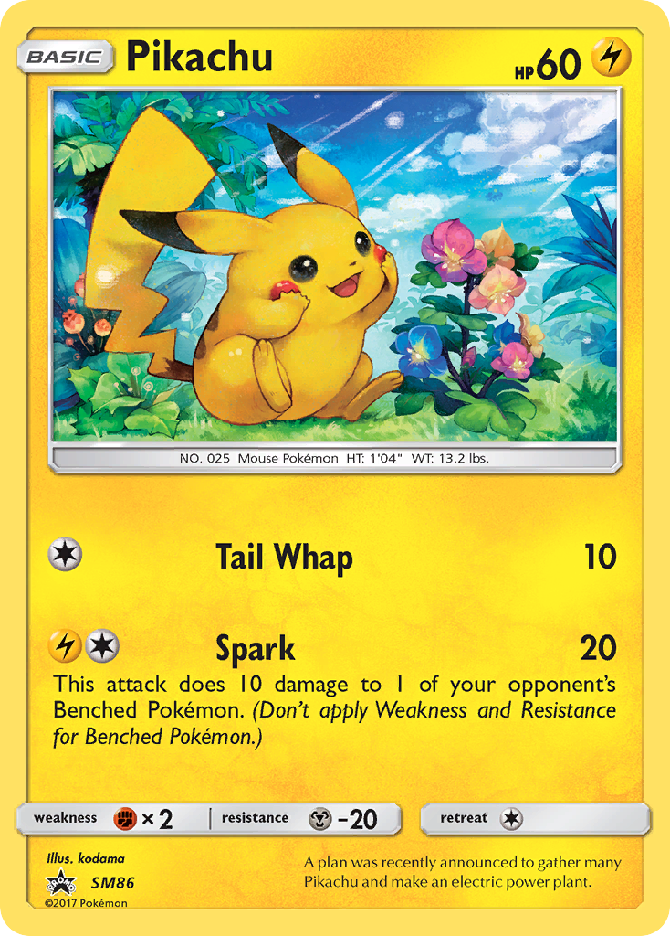 Pikachu SM86/248 - SM Black Star Promos Holofoil - Game Nerdz