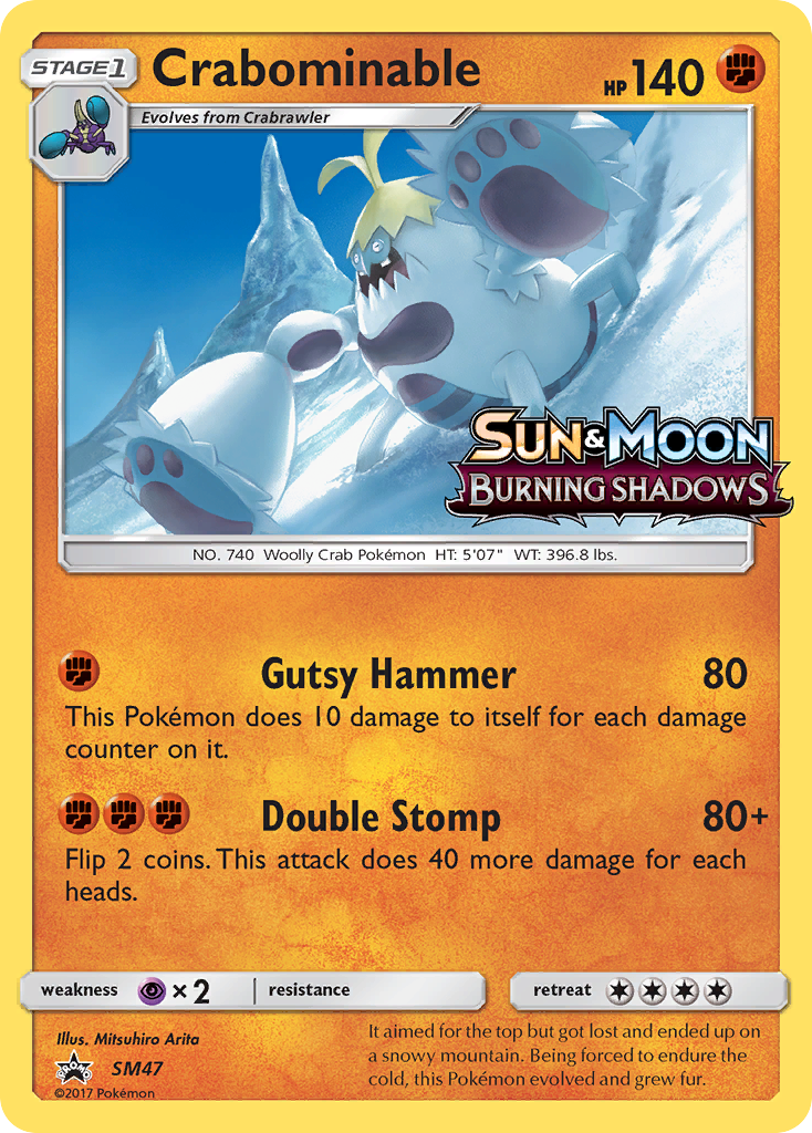 Crabominable SM47/248 - SM Black Star Promos Holofoil - Game Nerdz