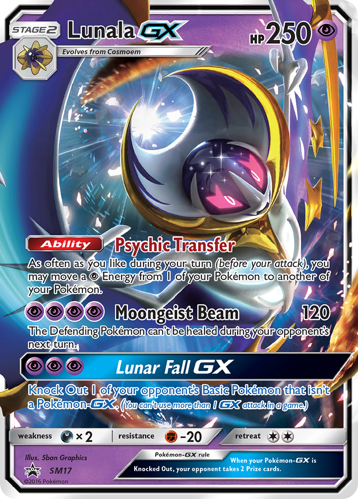 Lunala-GX SM17/248 - SM Black Star Promos Holofoil - Game Nerdz