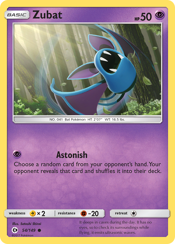 Zubat 54/149 - Sun Moon - Game Nerdz Zubat 54/149 - Sun Moon - Game Nerdz