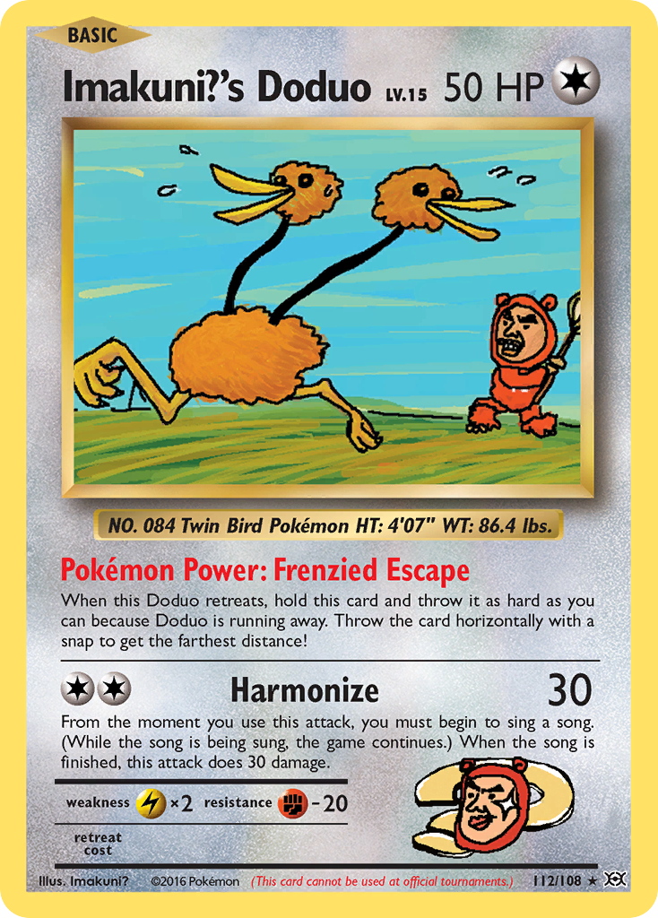pokemon card imakuni Imakuni? #63 Prices | Generations This card cannot be put down on the field as a Pokmon Imakuni?'s Doduo Is The Funniest