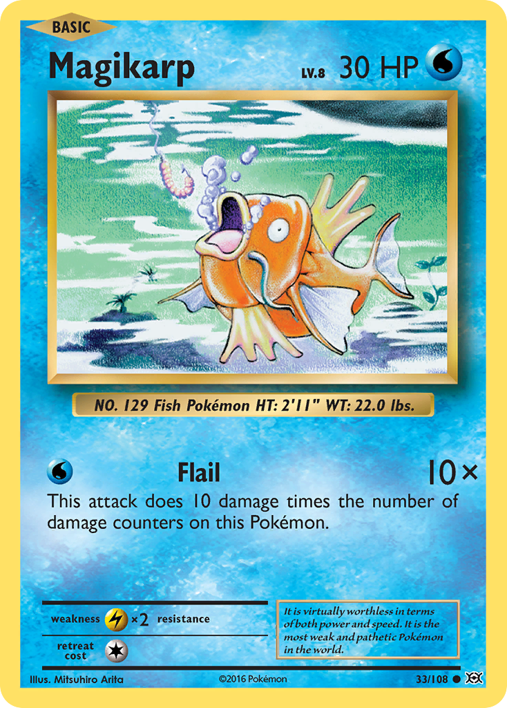 Magikarp 33/108 - Evolutions - Game Nerdz