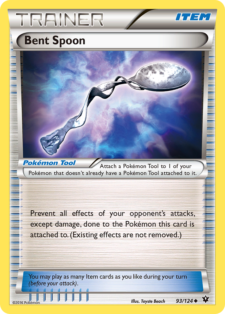 ポケモンカードゲーム spoon Pokemon TCG Bent Spoon XY Fates Collide 93/124 Uncommon Reverse