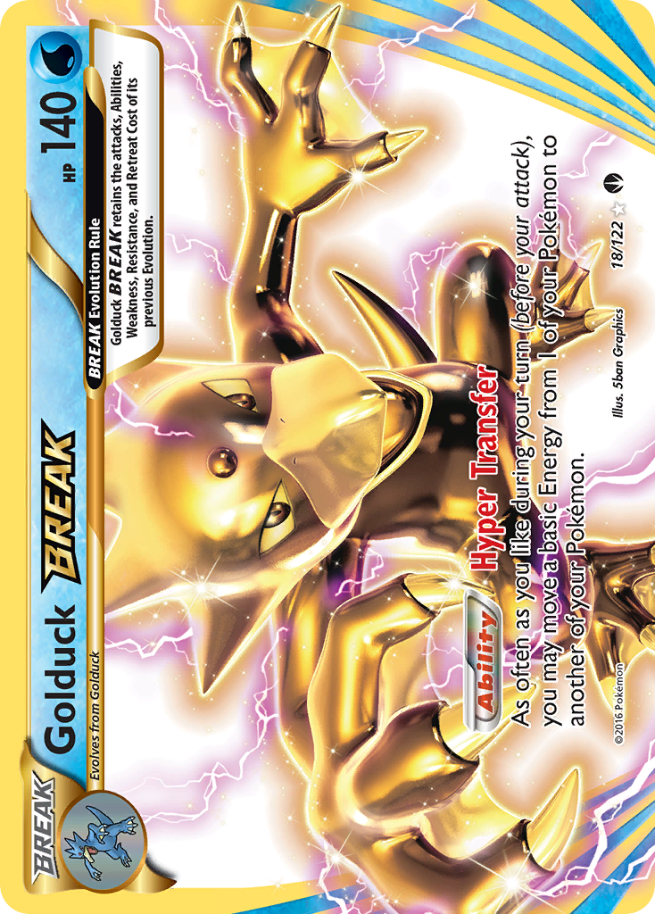 golduck break pokemon card value  Boundaries Crossed (BCR) #35  PkmnCards Golduck BREAK 18/122 - BREAKpoint
