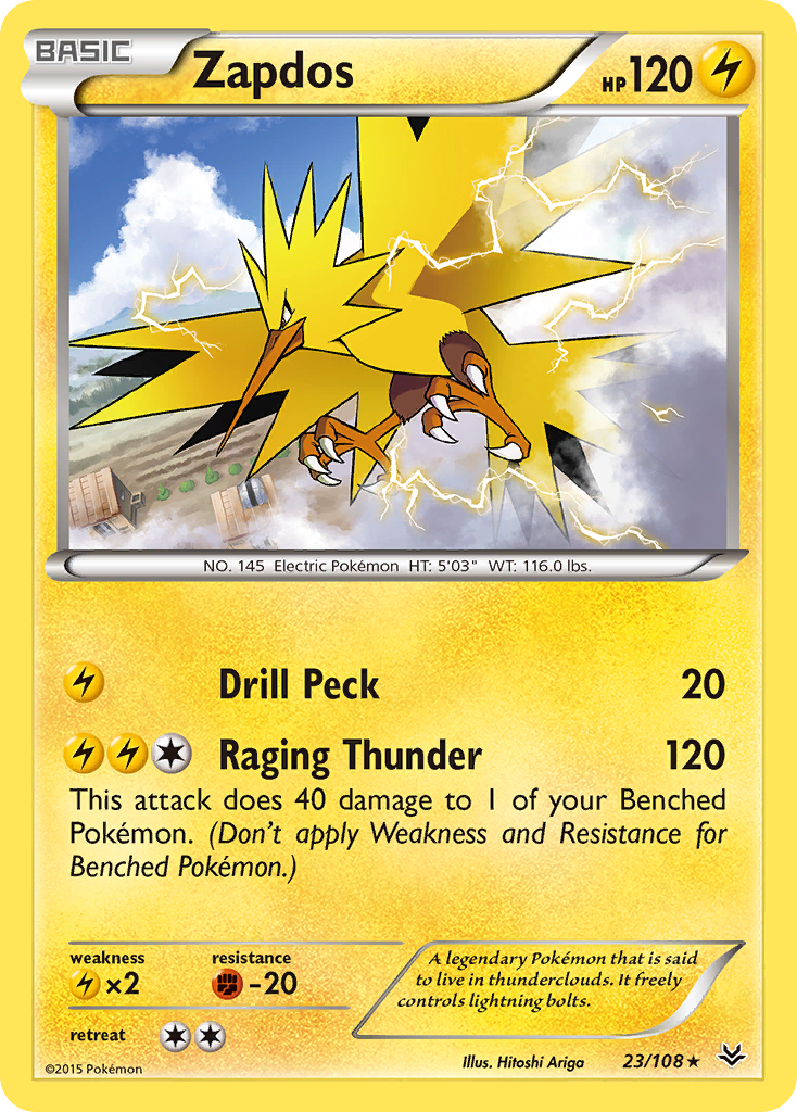 Zapdos 23/108 - Roaring Skies - Game Nerdz
