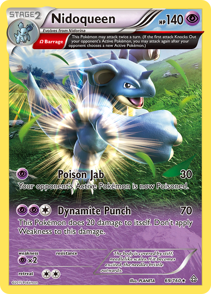Nidoqueen 69/160 - Primal Clash - Game Nerdz