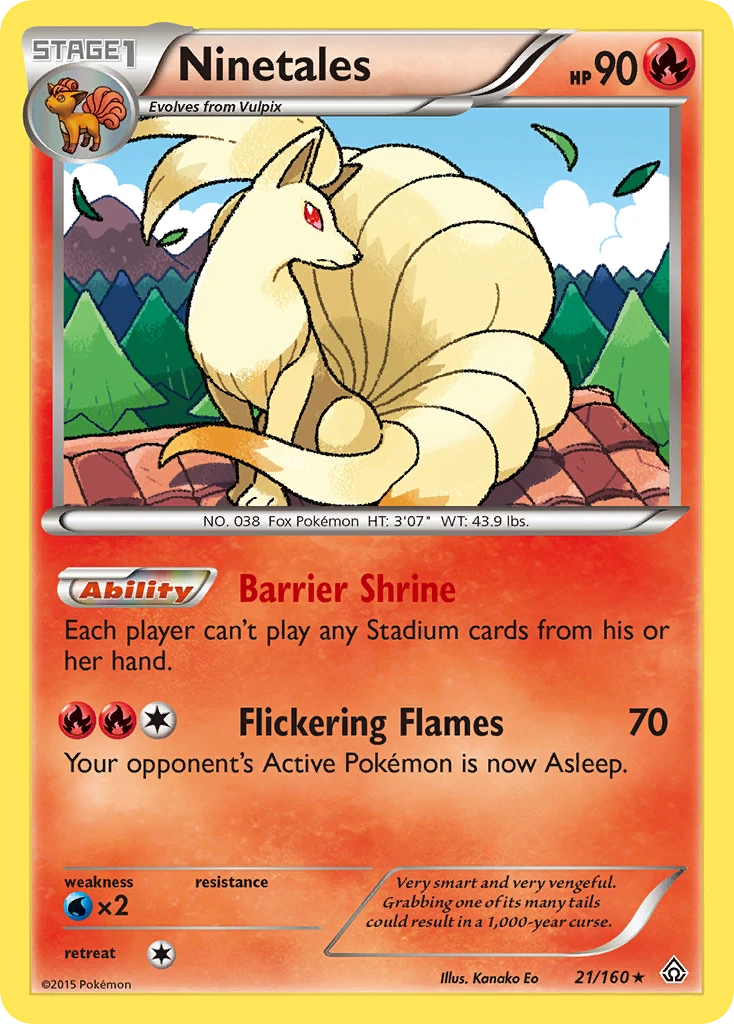 Ninetales 21/160 - Primal Clash - Game Nerdz