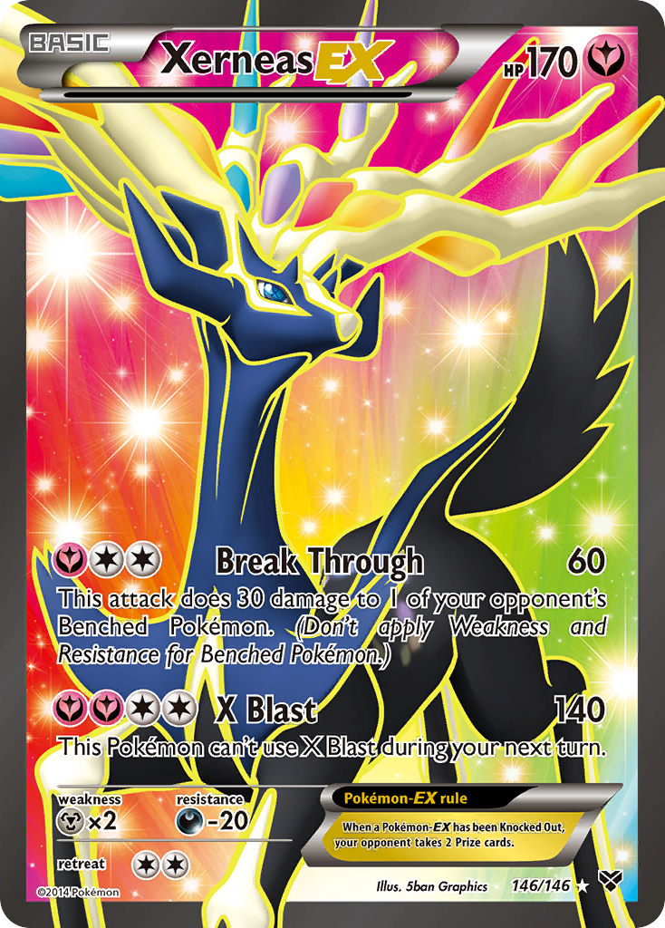 Xerneas-EX 146/146 - XY Holofoil - Game Nerdz