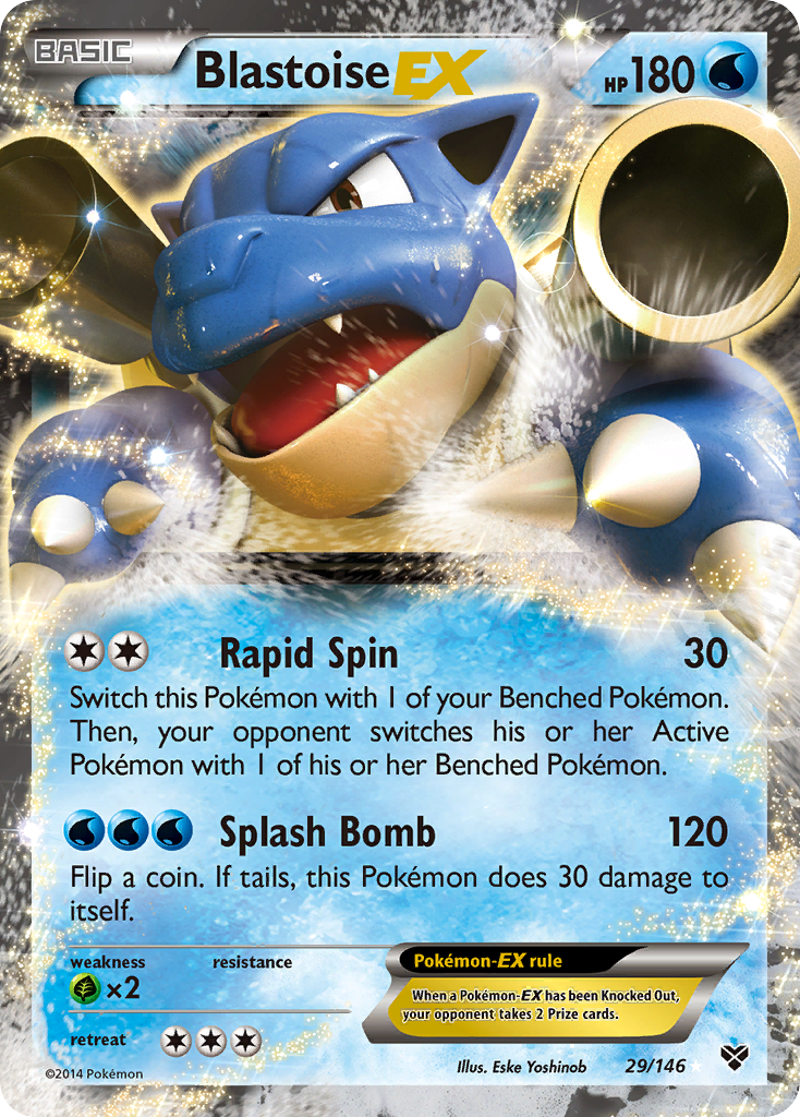 Blastoise-EX 29/146 - XY Holofoil - Game Nerdz