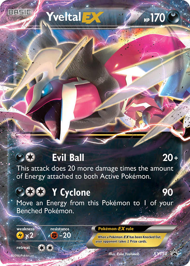 Yveltal-EX XY150/211 - XY Black Star Promos Holofoil - Game Nerdz