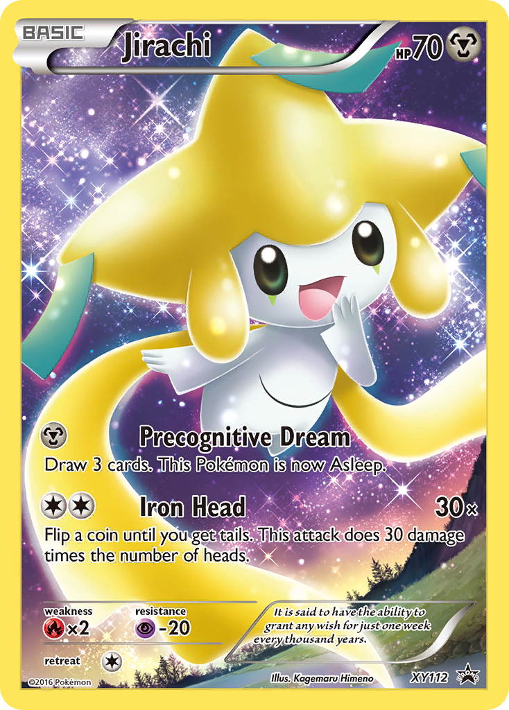 Jirachi XY112/211 - XY Black Star Promos Holofoil - Game Nerdz
