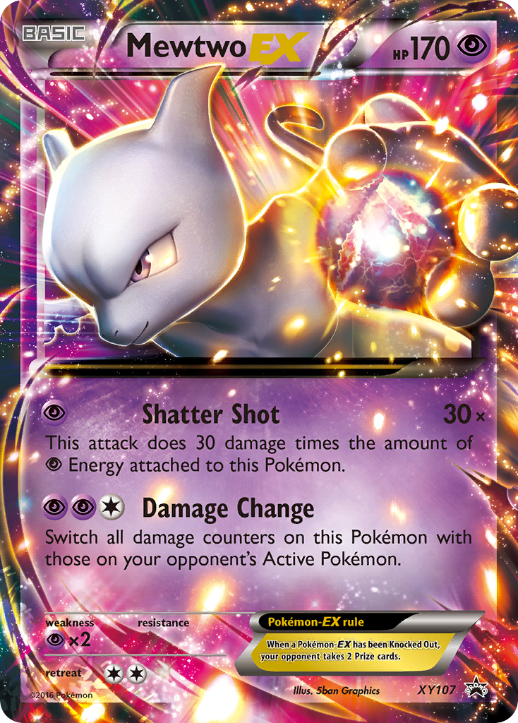 mewtwo pokemon card xy M EX (160/162 Full Art) - Attack 3 Pokemon X and Y BREAKthrough