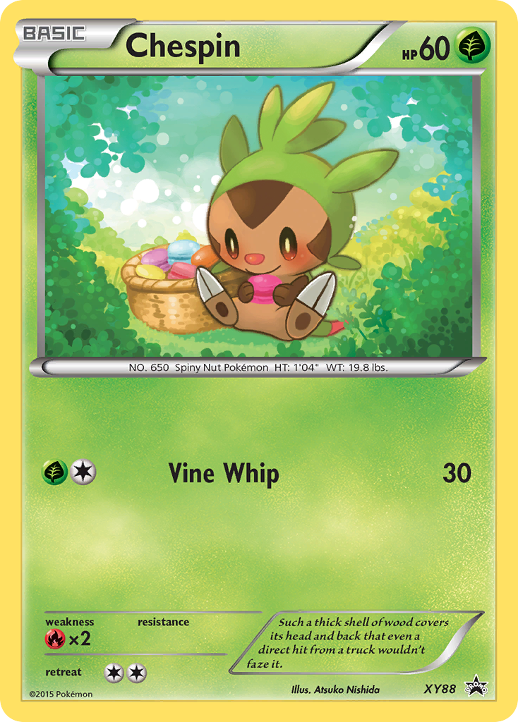 Chespin XY88/211 - XY Black Star Promos Holofoil - Game Nerdz