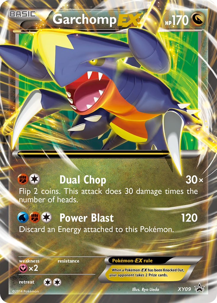 Garchomp-EX XY09/211 - XY Black Star Promos Holofoil - Game Nerdz