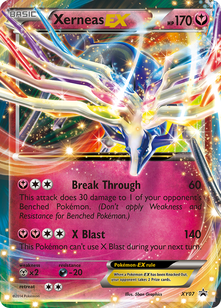 Xerneas-EX XY07/211 - XY Black Star Promos Holofoil - Game Nerdz
