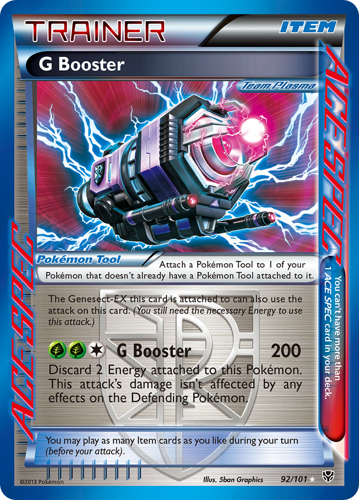 G Booster 92/101 - Plasma Blast Holofoil - Game Nerdz