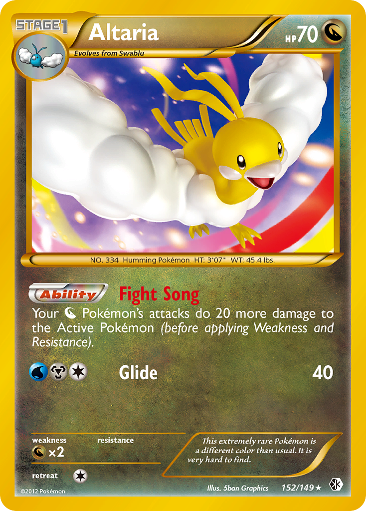 Altaria 152/149 - Boundaries Crossed Holofoil - Game Nerdz
