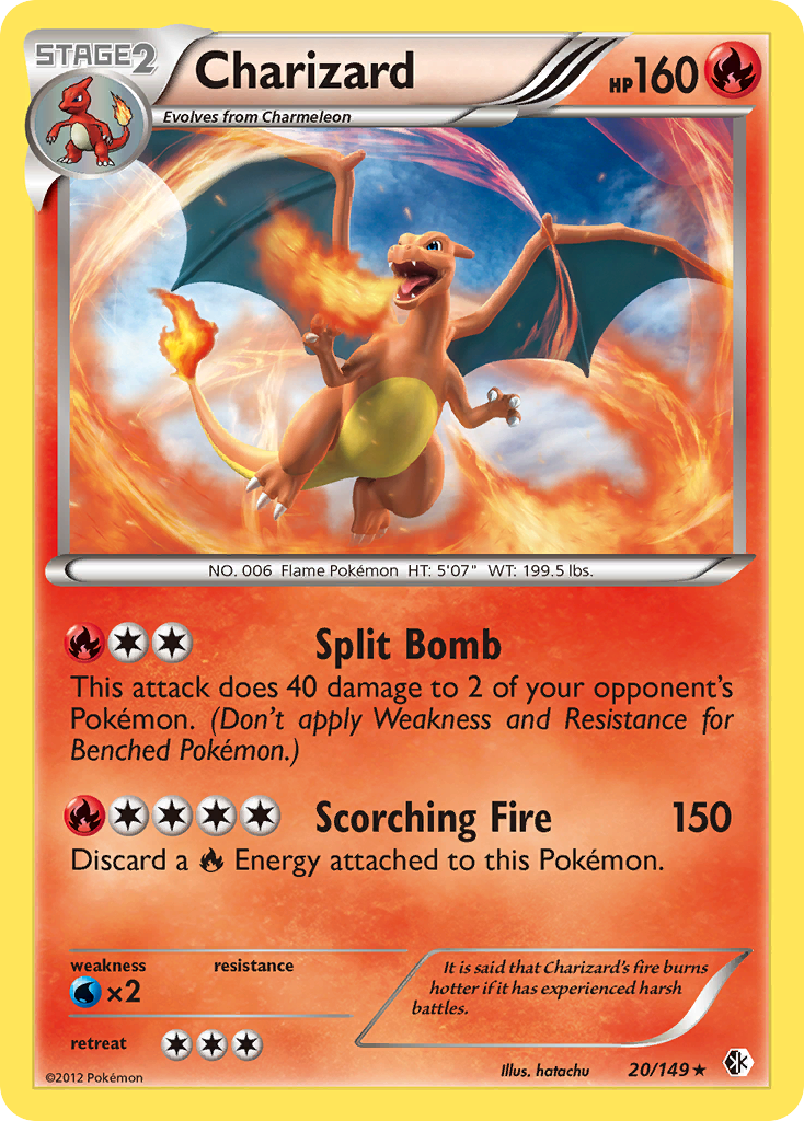 normal pokemon card price TCG: Random Cards from Every Series, 50 Cards in Each Lot : Toys & Games Charizard 20/149 - Boundaries Crossed