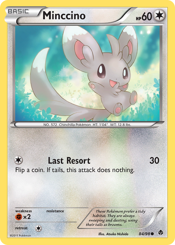 Minccino 84/98 - Emerging Powers Reverse Holofoil - Game Nerdz