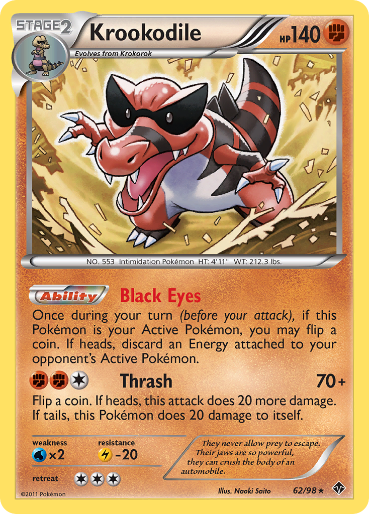Krookodile 62/98 - Emerging Powers - Game Nerdz