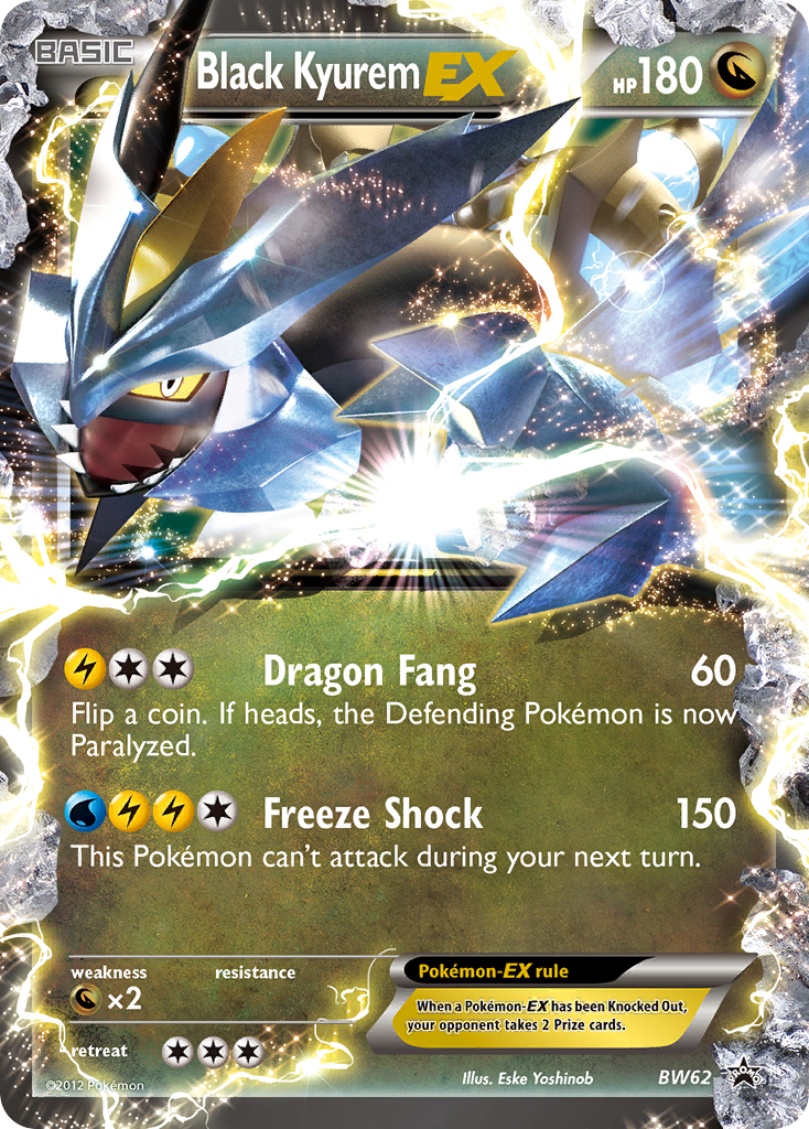 Black Kyurem-EX BW62/101 - BW Black Star Promos Holofoil - Game Nerdz