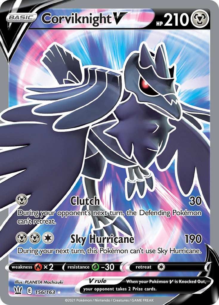 Corviknight V 156/163 - Battle Styles Holofoil - Game Nerdz