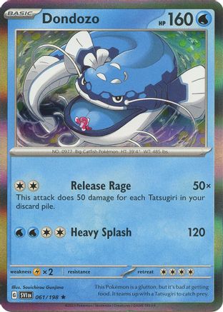 Dondozo - 061/198 61 - SV01 Scarlet Violet Base Set Holofoil - Game Nerdz