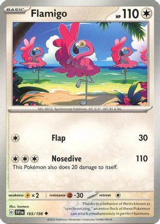 Flamigo - 165/198 165 - SV01 Scarlet Violet Base Set - Game Nerdz Flamigo - 165/198 165 - SV01 Scarlet Violet Base Set - Game Nerdz