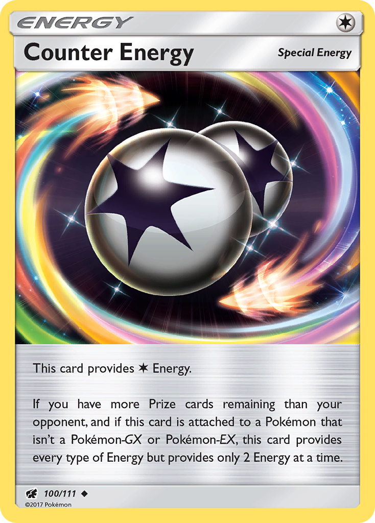 counter energy pokemon card Counter Energy 100/111 - Crimson Invasion Reverse Holofoil