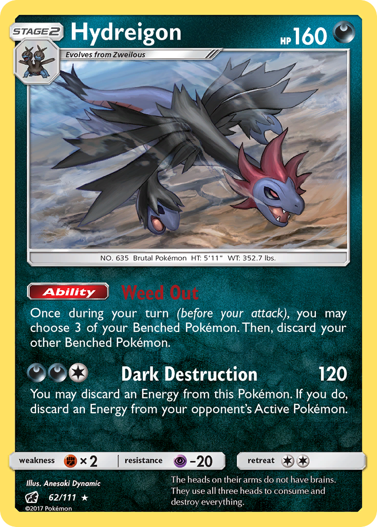 hydreigon pokemon card stage 2 price Amazon.com: Pokemon - Hydreigon Break (87/114) - XY Steam Siege main image 0