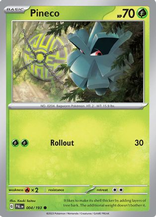 Pineco 4 - SV02 Paldea Evolved - Game Nerdz Pineco 4 - SV02 Paldea Evolved - Game Nerdz