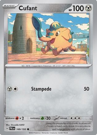 pokemon card cufant - Sword & Shield - Base Set - - 136/202 Colorless Artist Cufant (076/064)