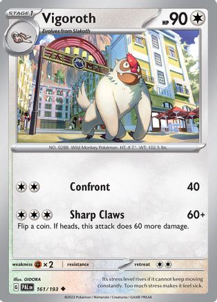 Vigoroth 161 - SV02 Paldea Evolved - Game Nerdz