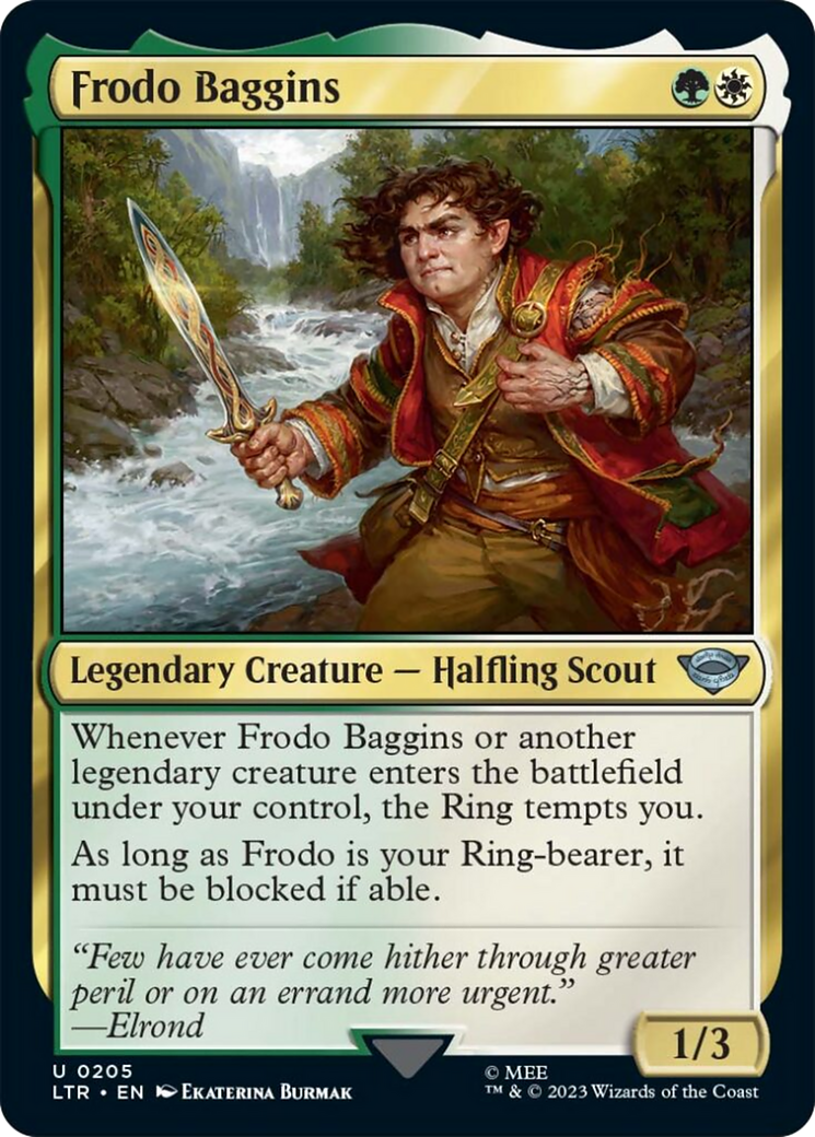 Frodo Baggins (LTR-205) - The Lord of the Rings: Tales of Middle-earth -  Game Nerdz