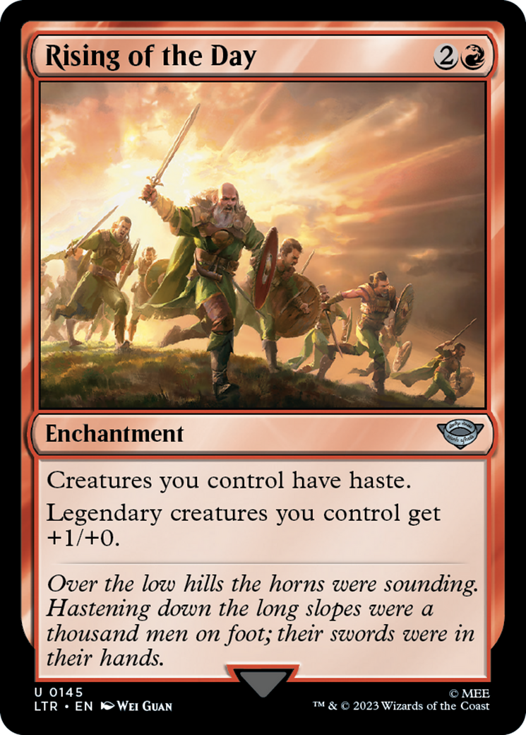 Rising of the Day (LTR-145) - The Lord of the Rings: Tales of Middle-earth  - Game Nerdz