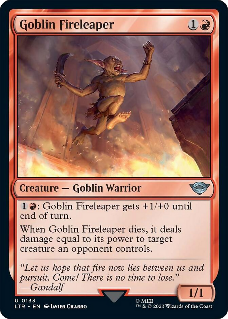 Goblin Fireleaper (LTR-133) - The Lord of the Rings: Tales of Middle-earth - Game Nerdz Goblin Fireleaper (LTR-133) - The Lord of the Rings: Tales of Middle-earth - Game Nerdz