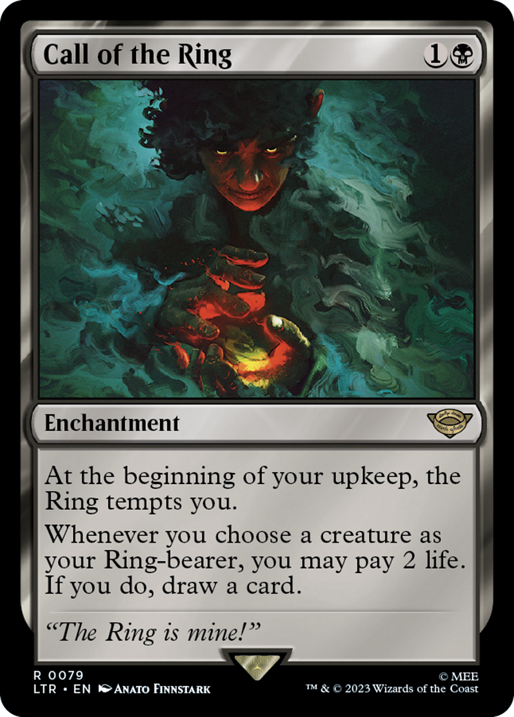 Call of the Ring (LTR-079) - The Lord of the Rings: Tales of Middle-earth  Foil - Game Nerdz