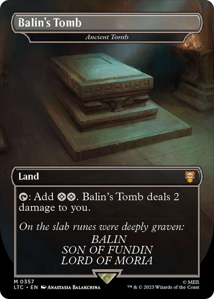 Ancient Tomb (LTC-357) - Tales of Middle-earth Commander / Balin's